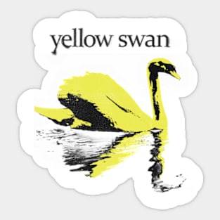 Yellow Swans band Sticker